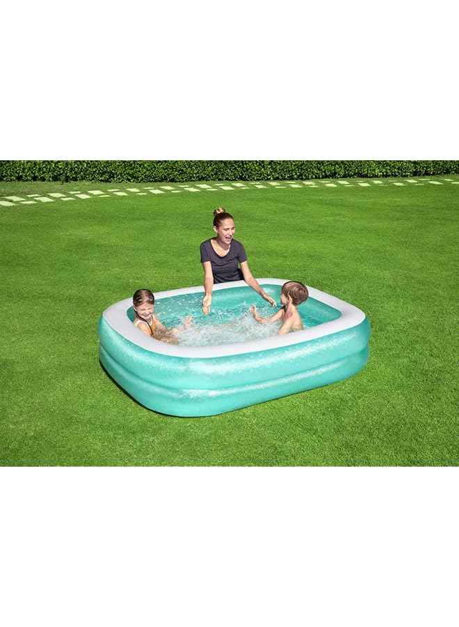 Bestway Rectangular Family Pool Blue 2.1 M X 1.50 M X 51 Cm 54005 - Image 2