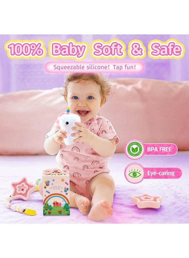 One Fire 【GIFTS PACKAGE】Unicorns Gifts for Girls Unicorn Night Lights, 16 Colors & Remote Control Baby Night Light Lmap, Rechargeable Cute Lamp for Bedrooms,Cute Unicorn Gifts for Kids Gifts Teen Girl Gifts - Image 5
