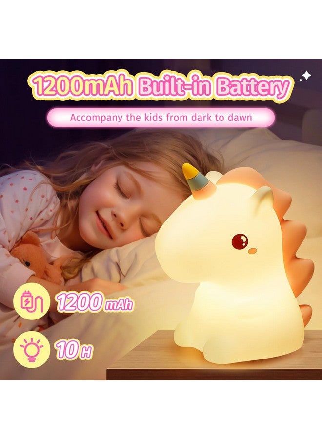 One Fire 【GIFTS PACKAGE】Unicorns Gifts for Girls Unicorn Night Lights, 16 Colors & Remote Control Baby Night Light Lmap, Rechargeable Cute Lamp for Bedrooms,Cute Unicorn Gifts for Kids Gifts Teen Girl Gifts - Image 4
