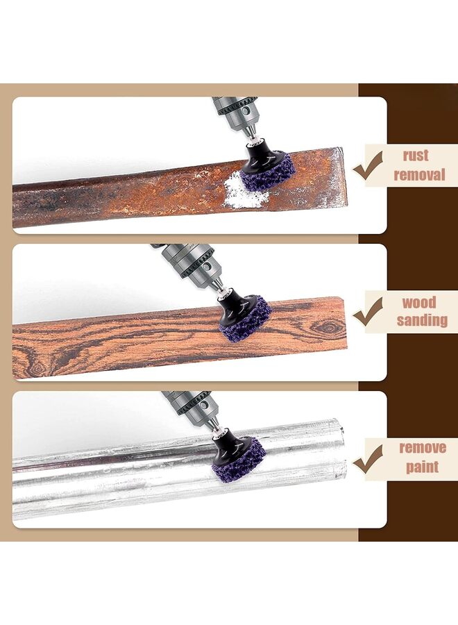 10PCS Quick Change Easy Strip Discs Angel Die Grinder Attachments for Strips Paint, Cleans Welds Rust Removal Wheel  - Image 4