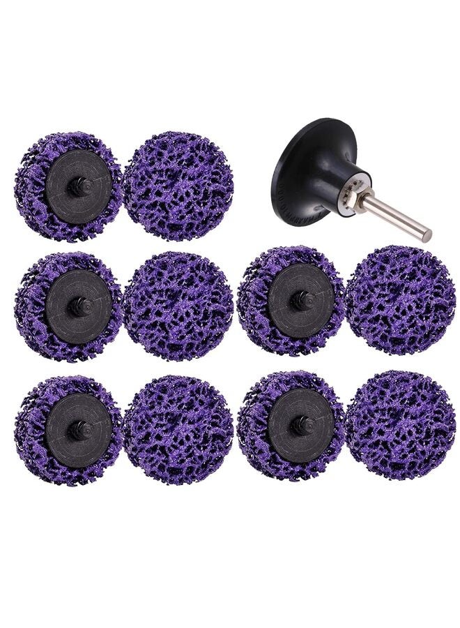 10PCS Quick Change Easy Strip Discs Angel Die Grinder Attachments for Strips Paint, Cleans Welds Rust Removal Wheel  - Image 5