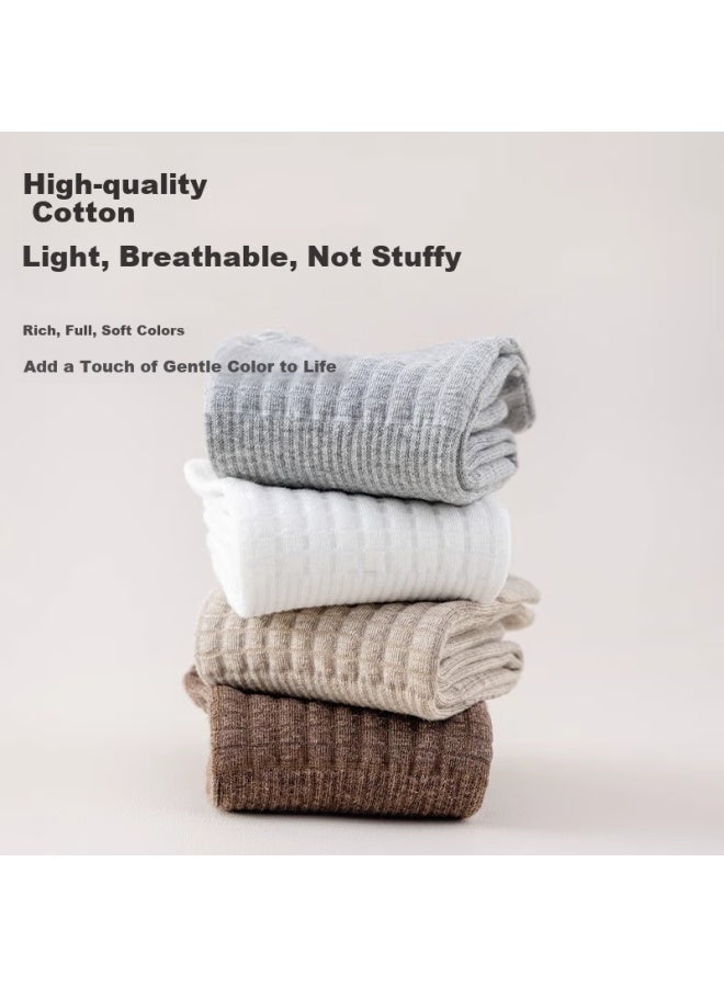 Madallo Men'S Spring And Summer Five Toe Socks, Mid-Calf Socks, Popular Boneless Anti-Odor Sports Long Tube Socks With Shock Absorption And Massage Bottom, Toe Separated Socks - Image 5