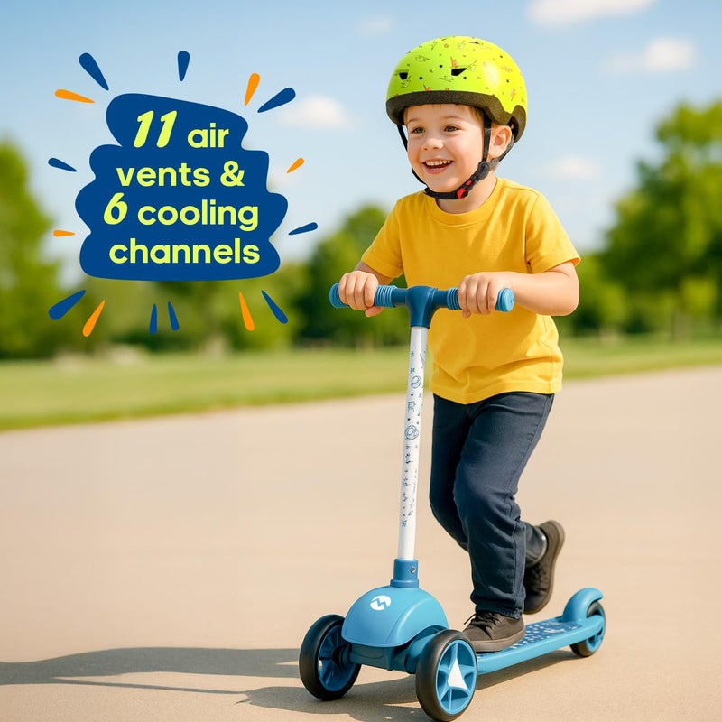 MOUNTALK Toddler Bike Helmet, Adjustable Kids Helmets from Infant/Toddler/Baby to Children Girls and Boys, Age 0-2/1-2 Years Old(Lightning,XS) - Image 4