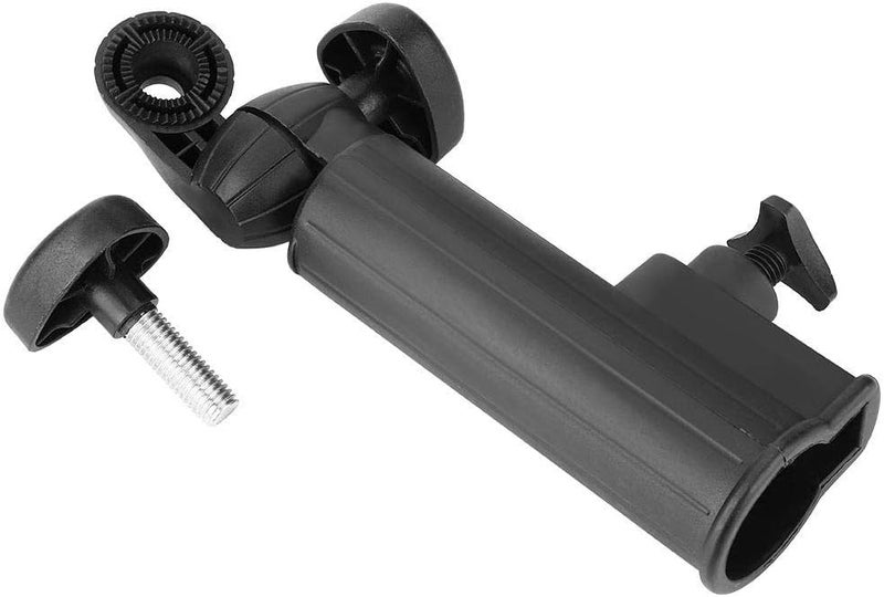 woobles Cart Umbrella Holder, Push Trolley Umbrella Holder Plastic Stand Pull Bike Cart Black Universal - Image 1