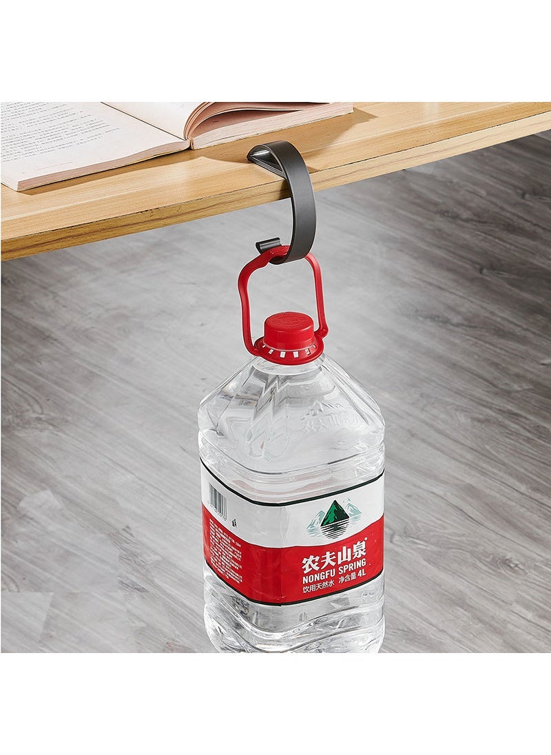 Student Desk Side Bag Hook Organizer 【Gray】-E 