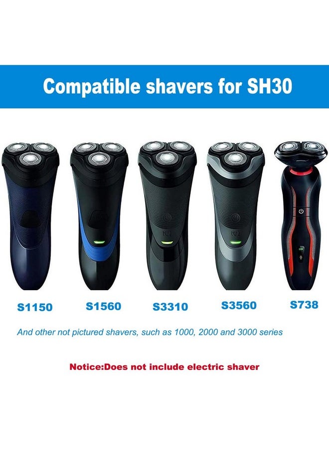 Tomorrow will be better - Sh30 Replacement Heads For Philips Norelco 3000 Replacement Blades For Phillips Norelco 3000 Replacement Electric Shaving Head Blades Series 3000200010003500 New Upgrade Replacement Sh3052 Head - Image 1
