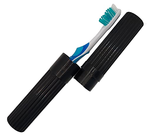 American Comb Toothbrush Holder (Black) - Made in The USA. W/Ventilation Holes. - Image 2
