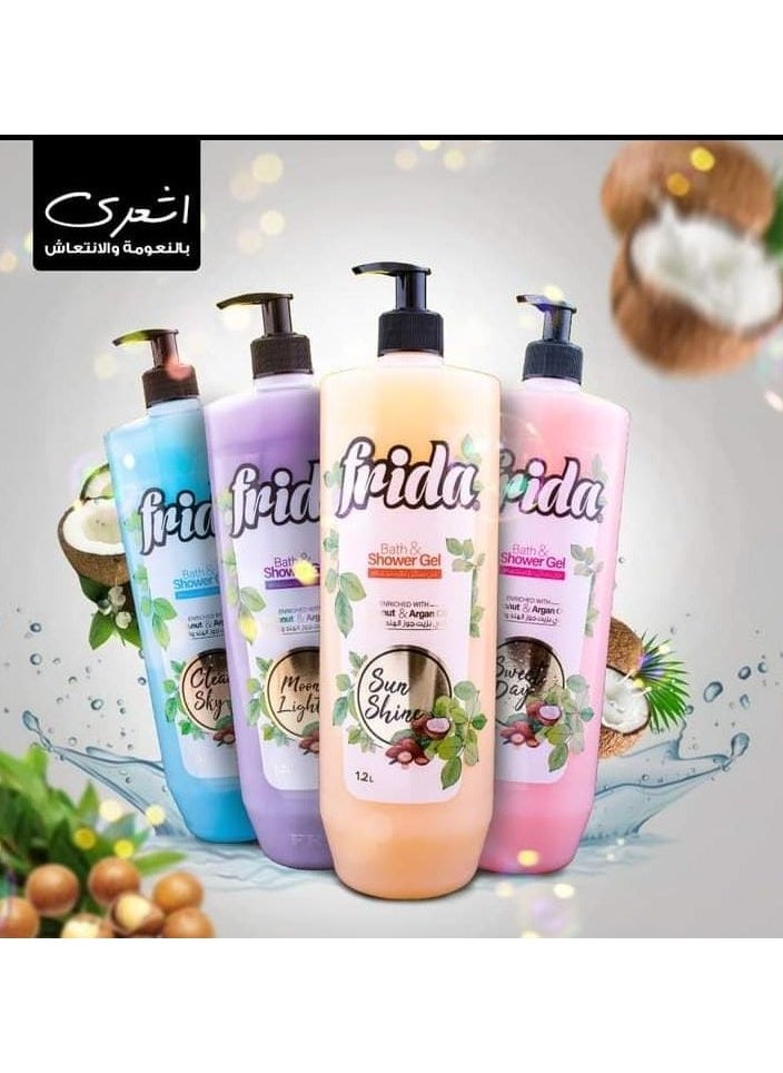 Frida - Frida Bath & Shower Gel Sweet Day 1.2 L + Lofa Multi Color - Image 1
