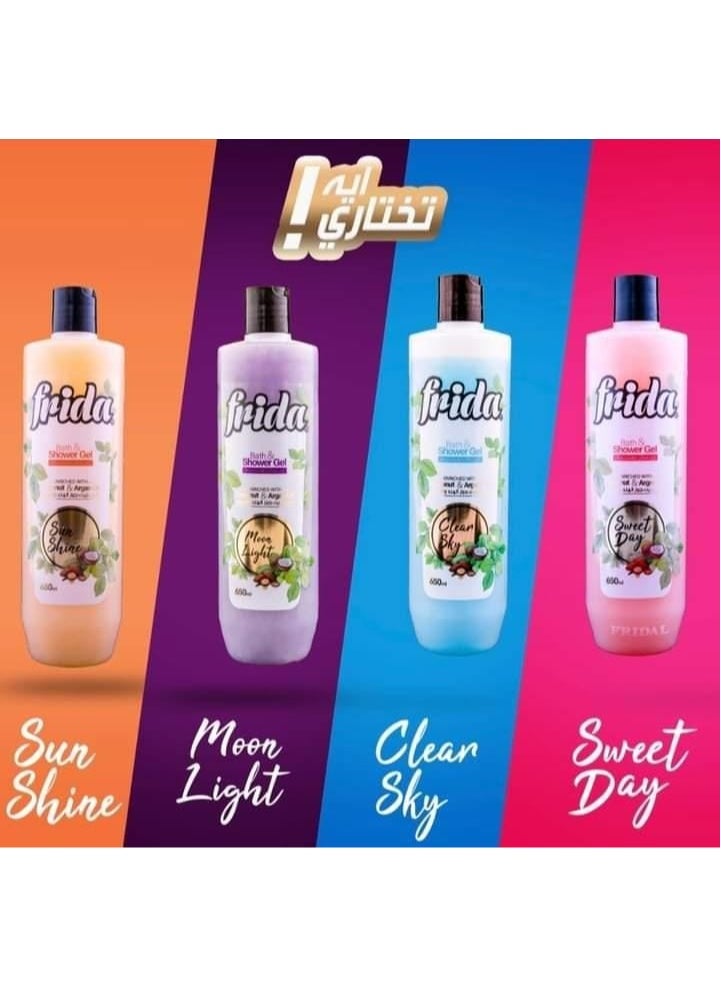 Frida - Frida Bath & Shower Gel Sweet Day 1.2 L + Lofa Multi Color - Image 1
