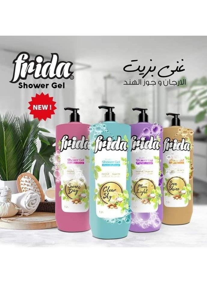 Frida - Frida Bath & Shower Gel Sweet Day 1.2 L + Lofa Multi Color - Image 1