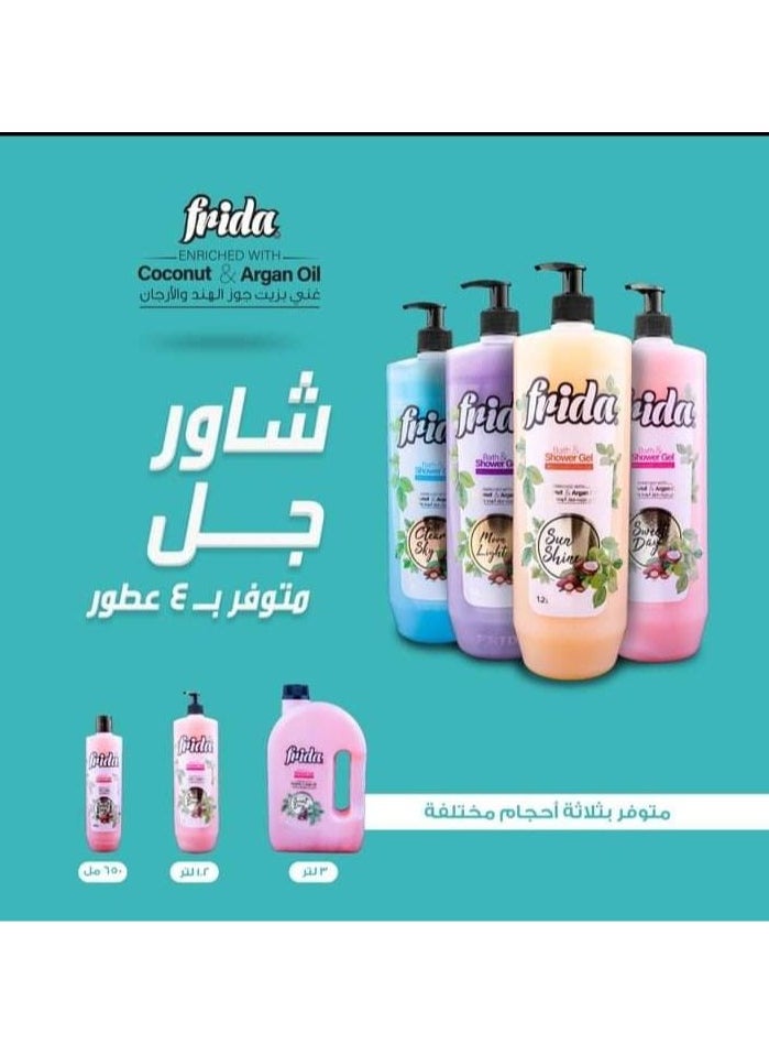 Frida - Frida Bath & Shower Gel Sweet Day 1.2 L + Lofa Multi Color - Image 1