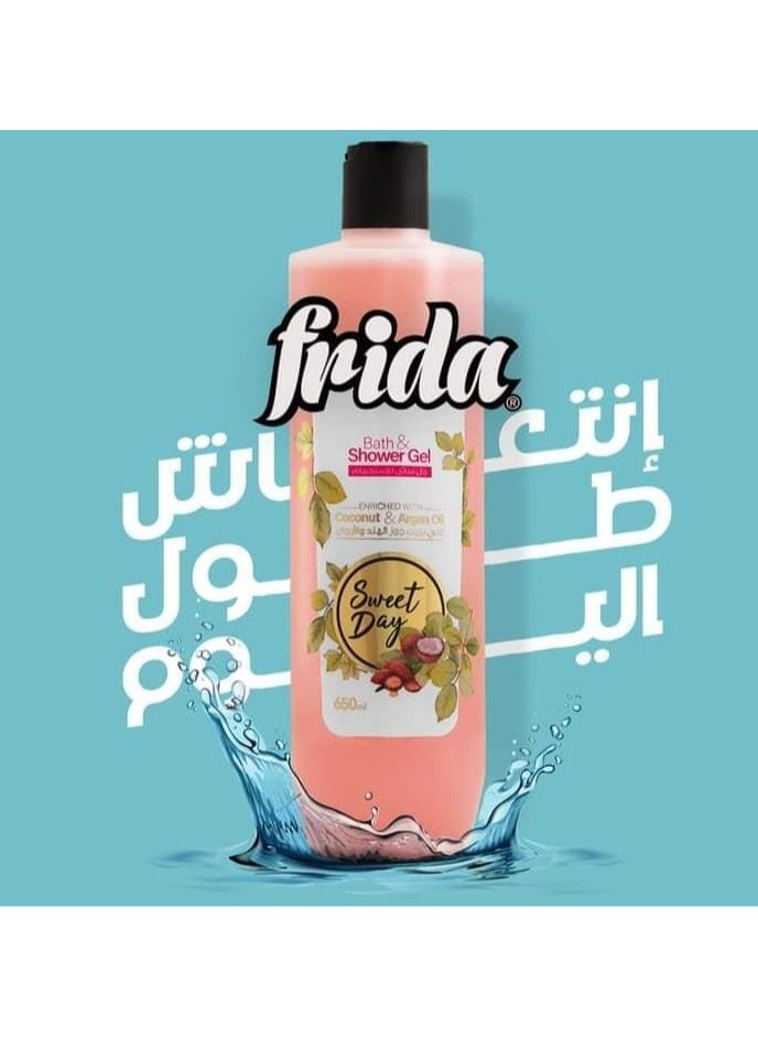 Frida - Frida Bath & Shower Gel Sweet Day 1.2 L + Lofa Multi Color - Image 1