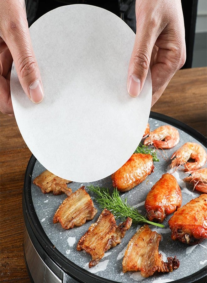 LOVNBHELP 300Pcs 8 Inch Parchment Paper Rounds, Non Stick Precut Baking Parchment Circles, Food Grade Greaseproof Burger Patty Paper for Round Cake Pan, Springform Pan and Burger Press (8") - Image 2