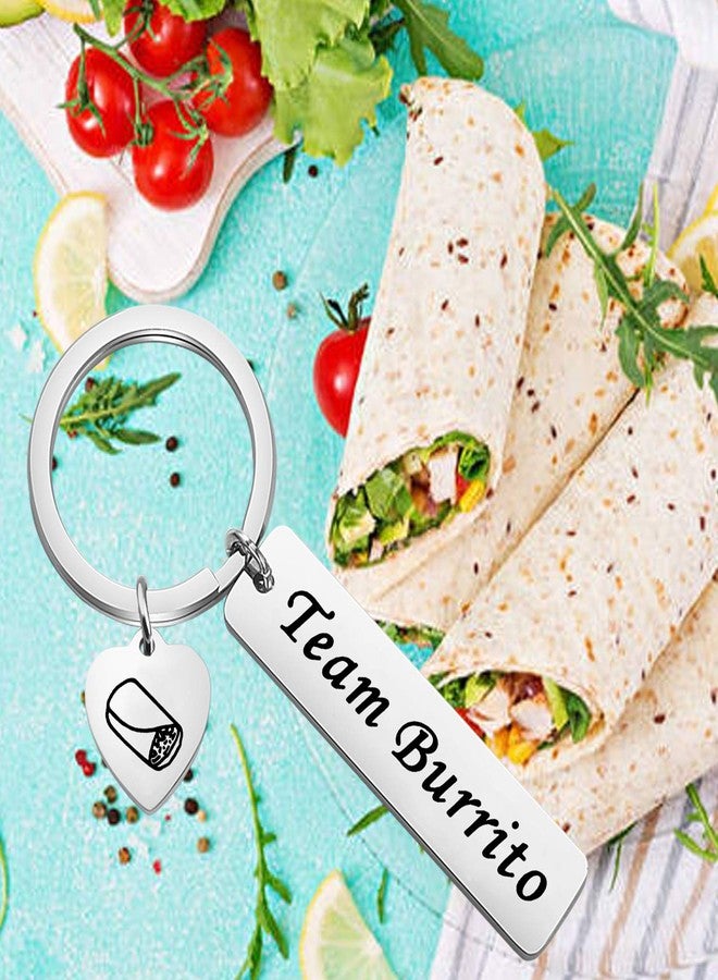 Zuo Bao Burrito Lover Gift Funny Trendy Foodie Gifts Team Burrito Keychain Mexican Burrito Gift for Burrito Lovers (K-Team Burrito) - Image 4
