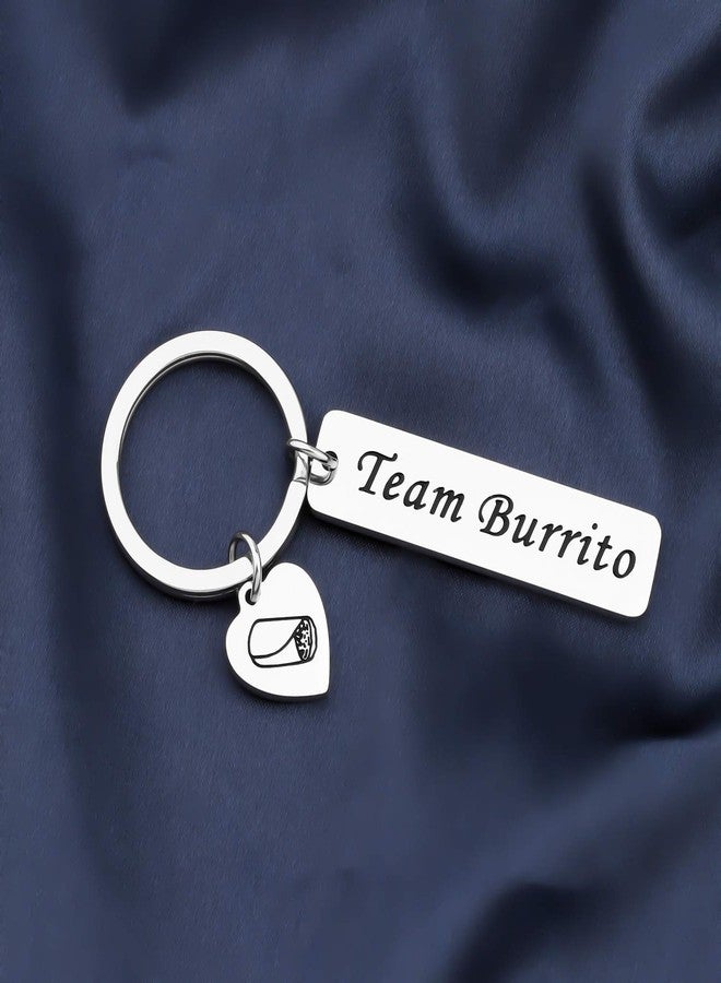 Zuo Bao Burrito Lover Gift Funny Trendy Foodie Gifts Team Burrito Keychain Mexican Burrito Gift for Burrito Lovers (K-Team Burrito) - Image 3