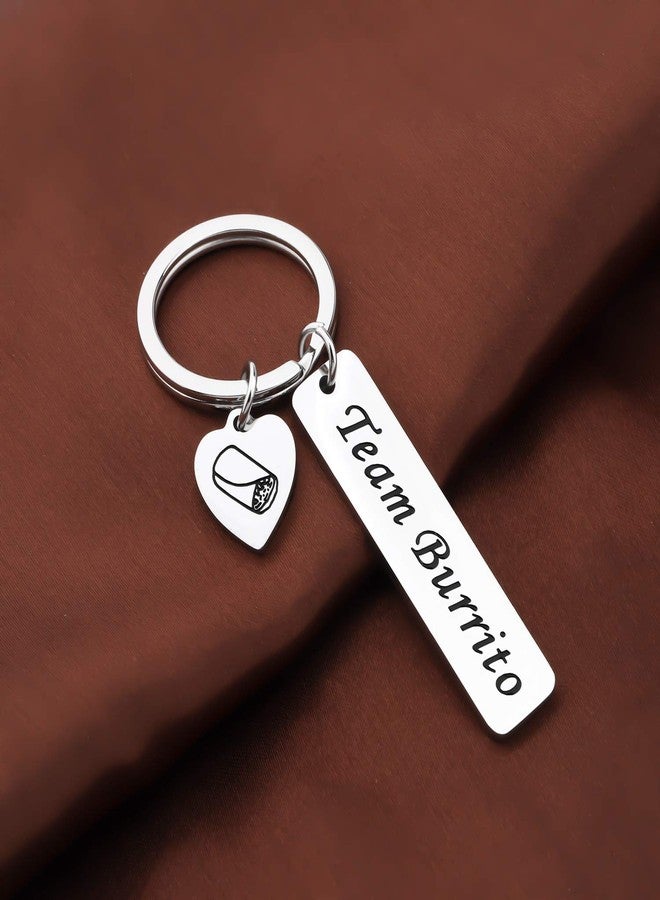 Zuo Bao Burrito Lover Gift Funny Trendy Foodie Gifts Team Burrito Keychain Mexican Burrito Gift for Burrito Lovers (K-Team Burrito) - Image 5