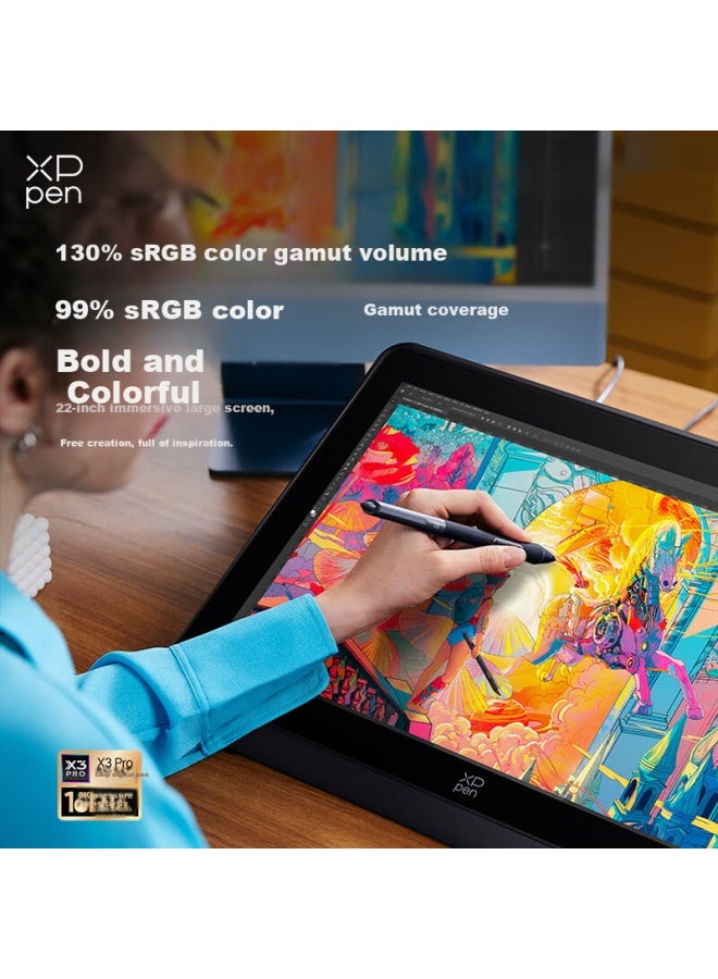 Xppen Artist 22plus Digital Screen, Professional Drawing Tablet For Computer, Digital Drawing Pad, Writing Tablet For Connecting To Computer, Laptop Drawing Board, Drawing Pad - Image 3
