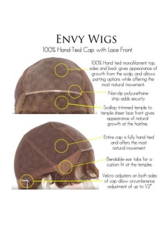 Excefore Dark Roots Highlights Bob Wigs, Short Straight Ombre Synthetic Hair Wigs for Women  - Image 5
