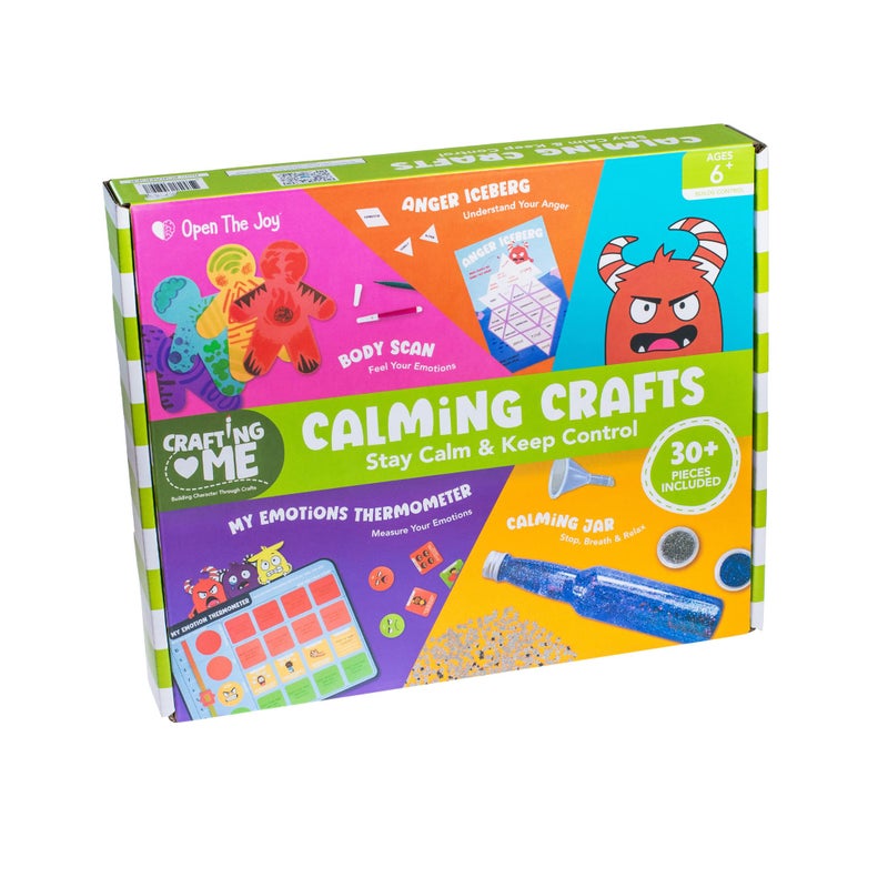 Open The Joy Calming Crafts Kit for Kids Mindfulness Art Activities DIY Stress Relief Projects and Sensory Play for Emotional Wellness Ages 4 and Up - Image 3