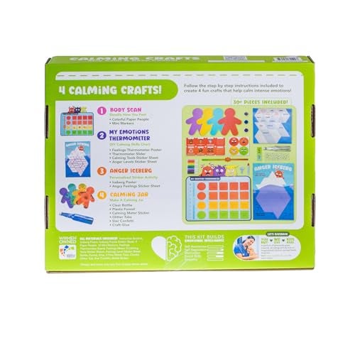 Open The Joy Calming Crafts Kit for Kids Mindfulness Art Activities DIY Stress Relief Projects and Sensory Play for Emotional Wellness Ages 4 and Up - Image 5