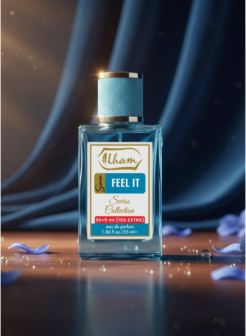 ILHAM PERFUMES سويس فيل إت (50 مل + 5 مل) 10% إضافي 55 مل عطر للرجال - Image 2