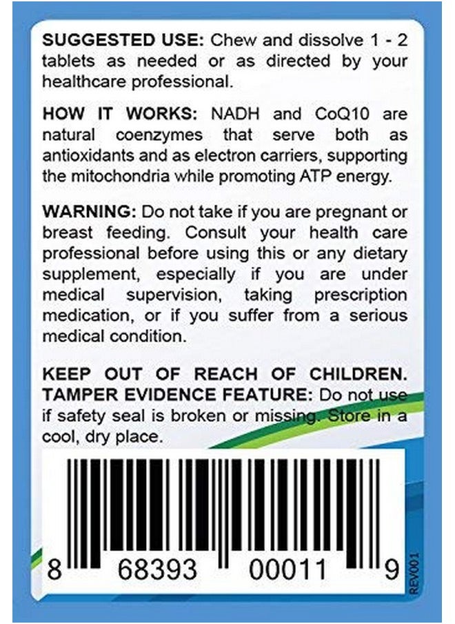 MAAC10 Formulas Maac10 Nadh + Coq10 Supplement ; Supports Fatigue Energy And Nad+ ; Active Vitamin B3 ; 50Mg Panmol® Nadh + 100Mg Coq10 (60 Count 2 Per Serving).  - Image 4