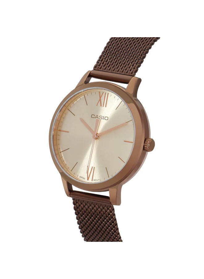 CASIO Stainless Steel Analog Watch LTP-E157MR-9ADF - Image 2