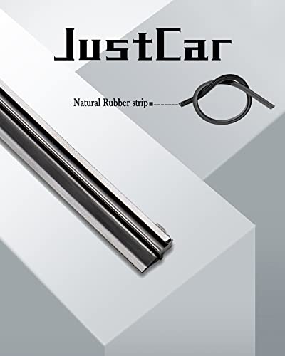 Justcar 14Inch Rear Windshield Wiper Blades for Jeep Cherokee 2022-2014 /Hyundai Accent 2011-2007 Santa Fe 2012-2007 Tucson 21-16 /Mazda 3 13-10 CX-5 CX-7 CX-9 /Lexus RX 09-04 (14-A) - Image 3