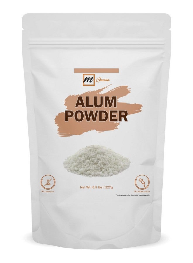 mGanna 100% Natural Alum Powder for Clear and Glowing Skin and Health 227 GMS / 0.5 LBS - Image 1