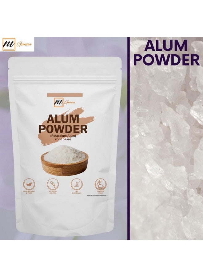 mGanna 100% Natural Alum Powder for Clear and Glowing Skin and Health 227 GMS / 0.5 LBS - Image 3
