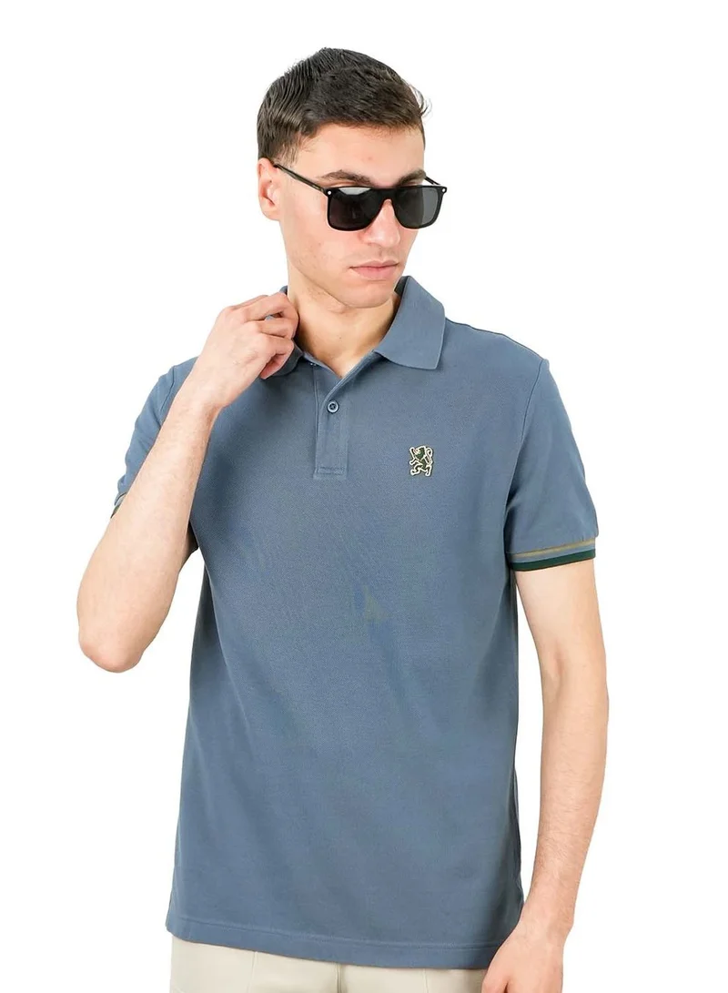 Men's Performance Polo: Classic Piqué, Tipped Collar, Embroidered Detail
