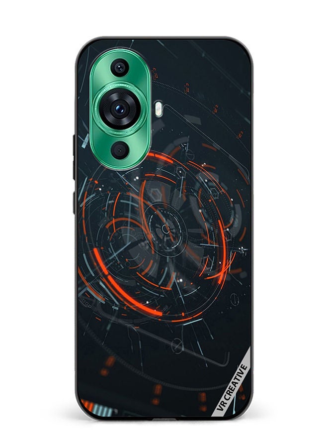 VR CREATIVE Protective Case Cover For Huawei nova 11 Tech Design Multicolour - Image 1