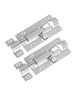 Y&D Stainless Steel Door Latch Sliding Lock Barrel Bolt 2pcs, 3 Inch Length 201 Protect Your Security and Privacy Pack of 2  - Image 1