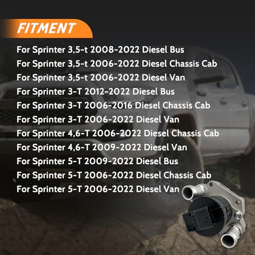 cycwer EGR Valve for Sprinter 2500 3500 Base 30L V6 Replaces 642 6421401460 - Image 3