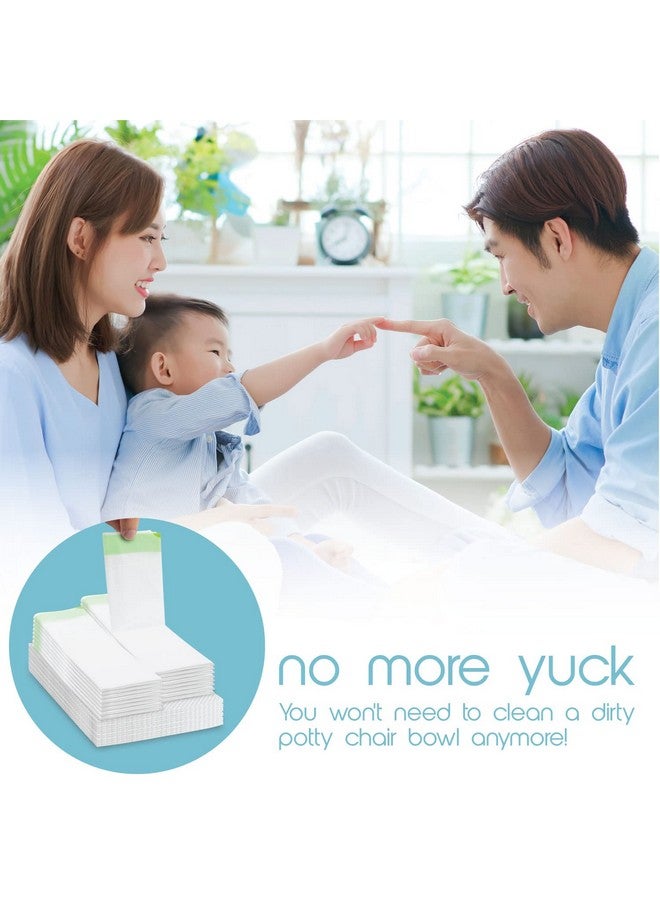 Tidy Tots TidyTots Disposable Liners and Pads Compatible with OXO 2-in-1 Go Potty Chair for Potty Training Toddlers | Combo Travel Pack of 32 Potty Liners and 32 Absorbent Pads | Keeps Potty Seat Clean - Image 5