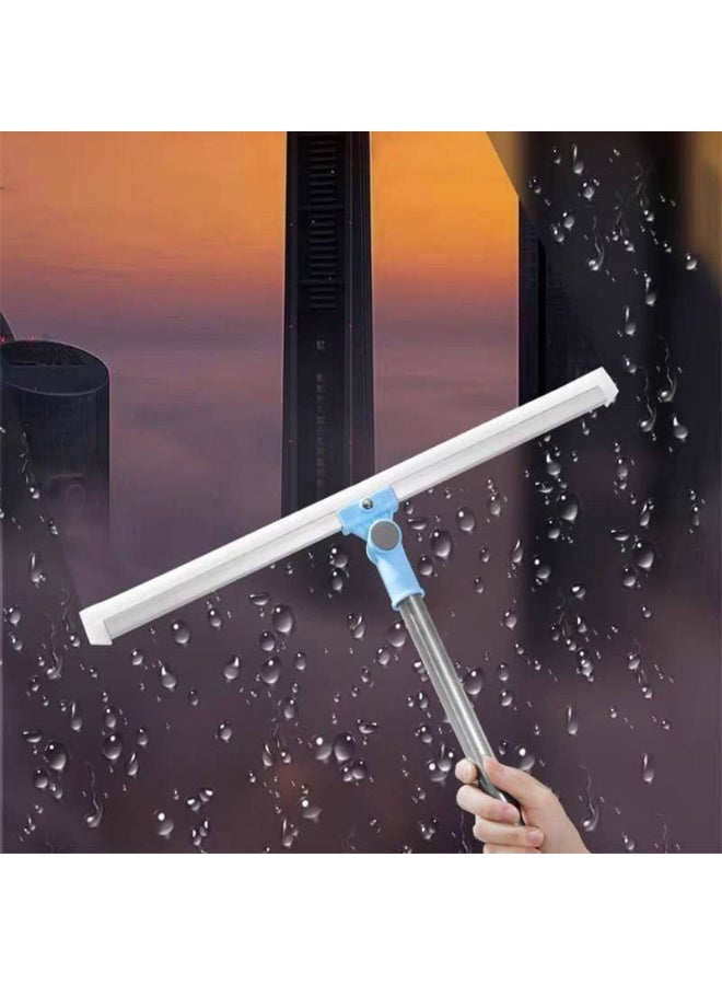 My City Glass Squeegee - Rotating Squeegee with Stainless Steel Handle - Image 4