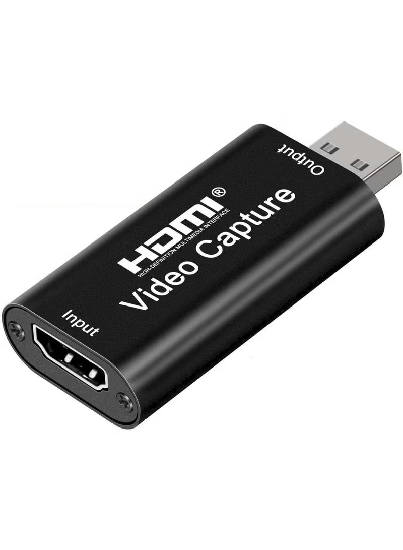 4K HDMI Video Capture Card to USB 2.0 for Live Streaming, Video Recording, Online Meetings and Game Capture - Image 1