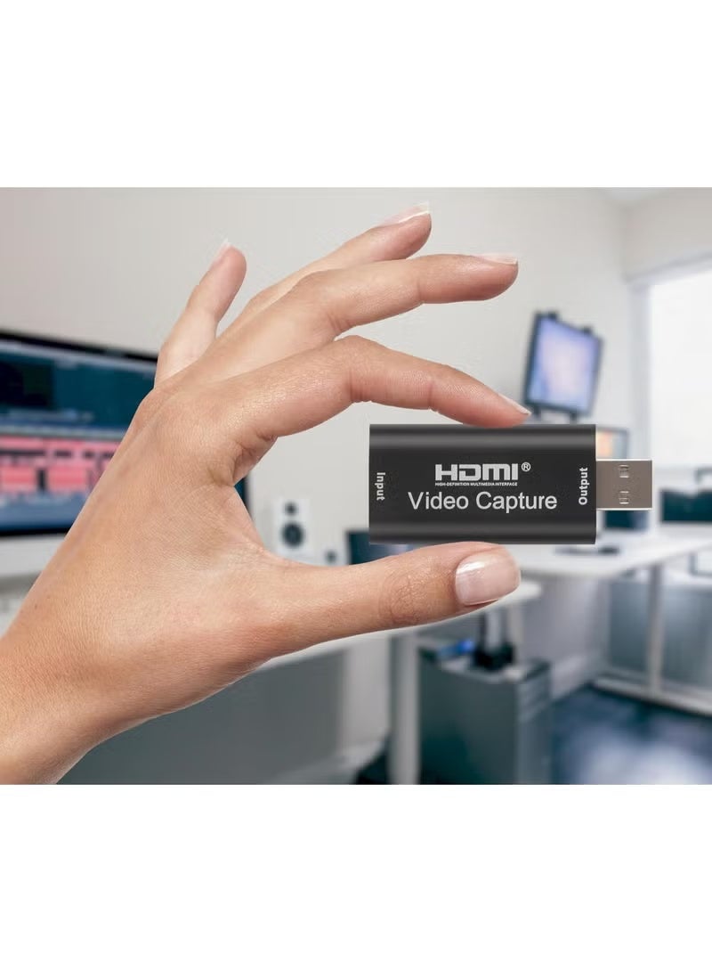 4K HDMI Video Capture Card to USB 2.0 for Live Streaming, Video Recording, Online Meetings and Game Capture - Image 4
