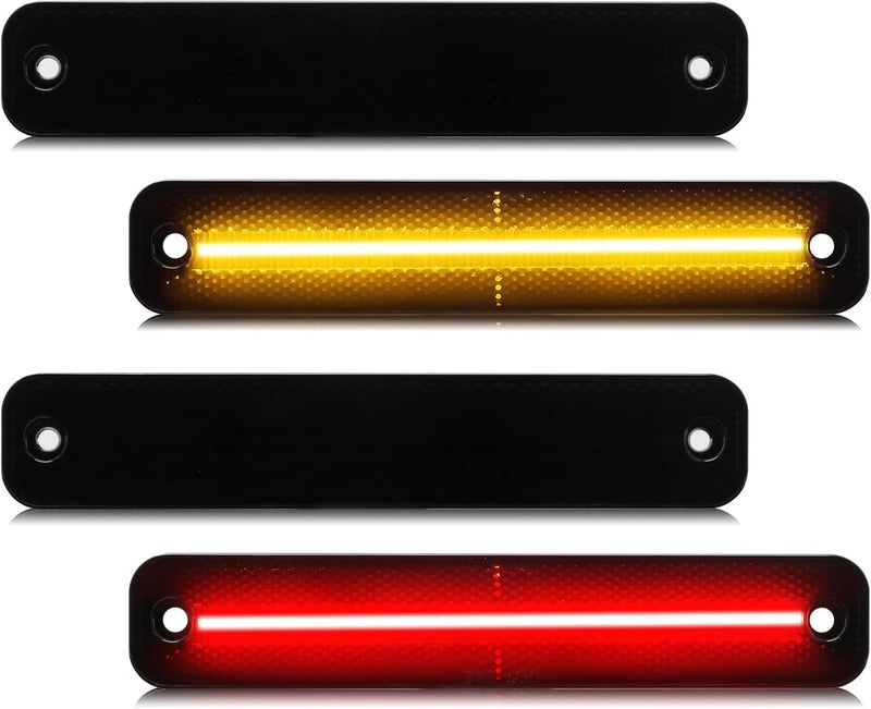 SHINEFIT LED Side Marker Lights for Ford F Series Truck, Bronco, and Econoline Van (1973-1991) - Smoke Lens - Image 1