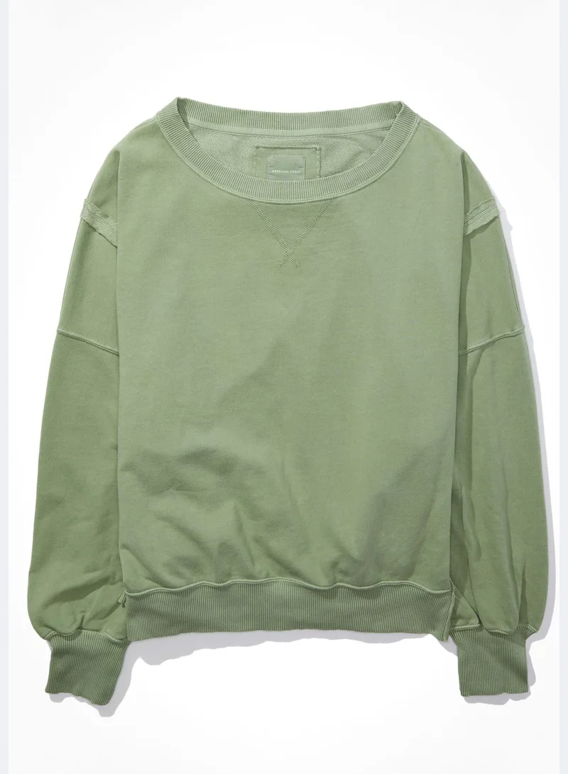 American Eagle Crew Neck Knitted Sweatshirt