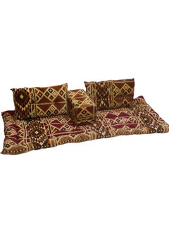 SMART HOME 4 in 1 Luxury Floor Seating Set - Heritage Arabic Majlis, Floor Sofa Set, Furniture for Majlis and Lounges  - Image 1
