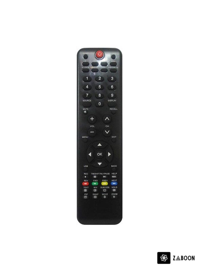 Zaboon Remote Control For Universal Screen Black