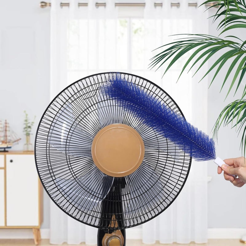 SFIELCAPA 3 Pcs Fan Cleaning Brush Bendable Cobweb Duster - Microfiber Head, Washable - Ideal for Ceiling Fan Blades, Air Vents, Curtains, Cars - Reusable Dust Remover - Image 3