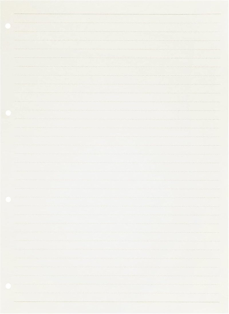 Zelten 2 Pack A4 90 Sheets/180 Pages Lined Loose Leaf Punched Paper Refills Paper for 4 Hole Binder Personal Organizer Diary Notebook Refillable Planner - Image 2