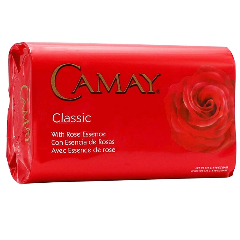 Camay Classic Bar Soap, Rose Essence, 4.98 Oz Each Soap, 6 Bar Soaps. - Image 4