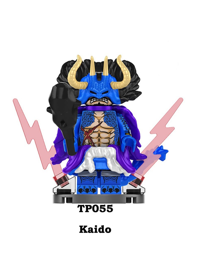 TP1007 Fifth Gear Nika Luffy Sauron Kaido Jinbei Assembled Building Blocks Minifigures Children's Toys Trendy Play Ornaments 8 Pieces - Image 4