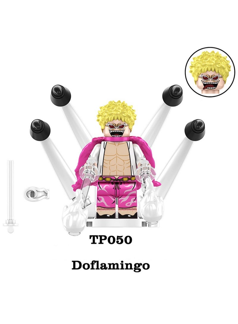 TP1007 Fifth Gear Nika Luffy Sauron Kaido Jinbei Assembled Building Blocks Minifigures Children's Toys Trendy Play Ornaments 8 Pieces - Image 5