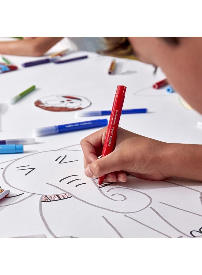 CARIOCA Jumbo Box 6pcs Felt Tip Pens - Image 5