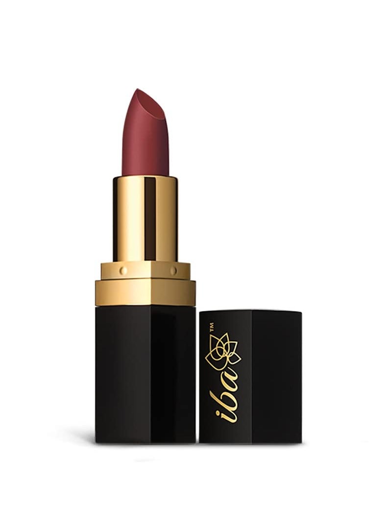 Iba Iba Long Stay Matte Lipstick Shade M01 Deep Mauve 4g  - Image 1