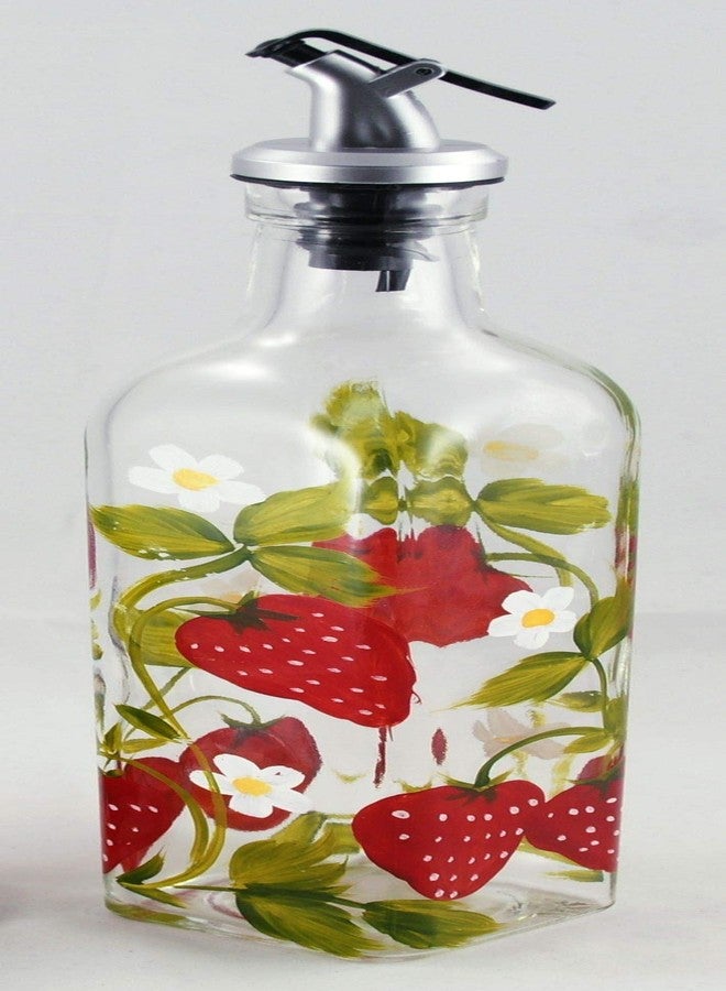 Grant Howard 53007 Strawberries Oil and Vinegar Cruet, 16 oz. - Image 2